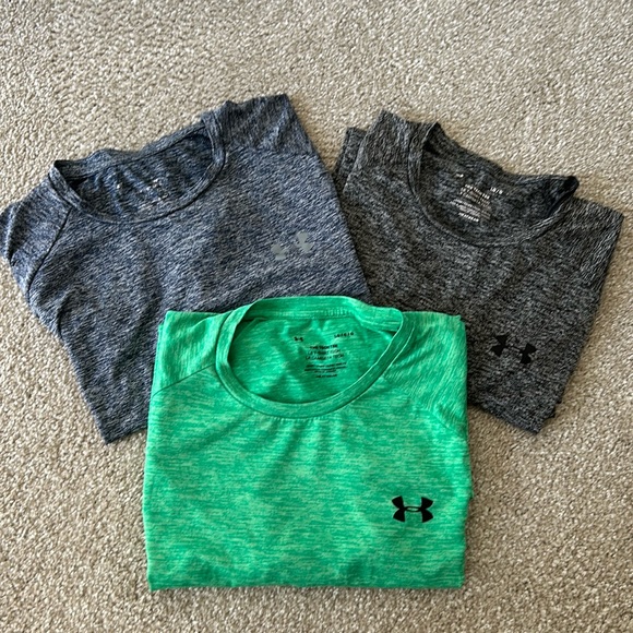 Under Armour The Tech Tee Trio (Green/Black/Blue) - Picture 1 of 10